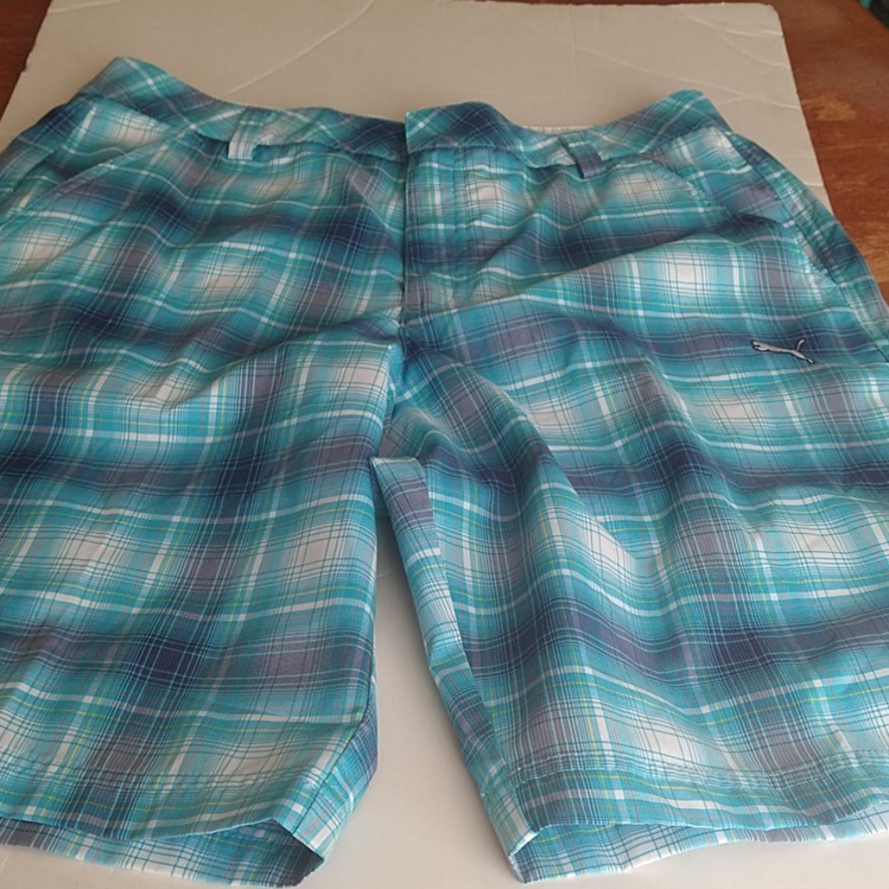 Blue Puma Shorts
